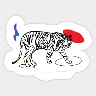 Be my Tiger Tee Sticker